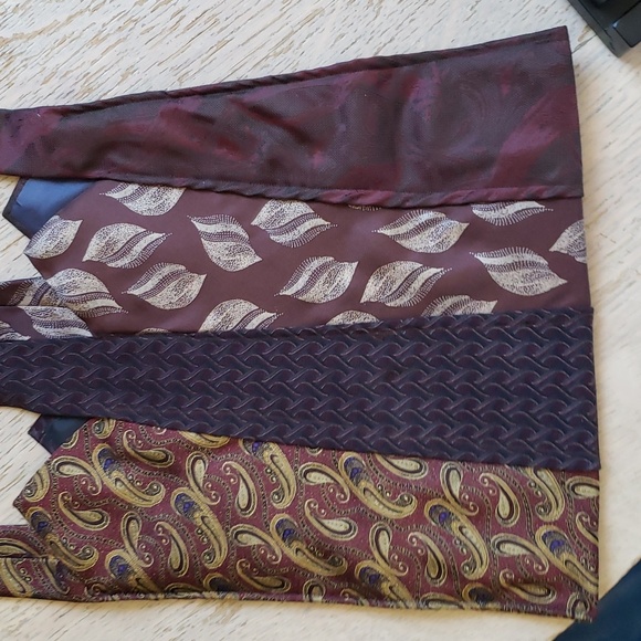 Purse Handmade Shoulder Bag from Ties / one of a kind. - Picture 4 of 6